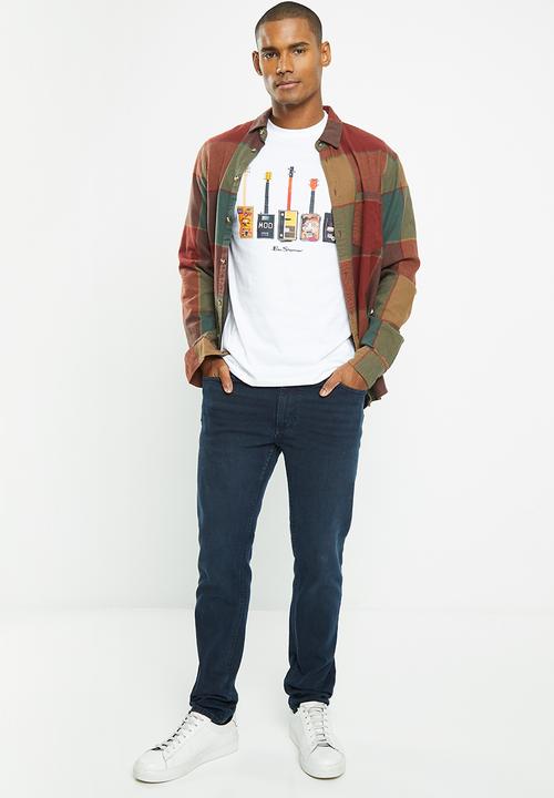 Ben Sherman - Misfit guitars tee-shirt - white