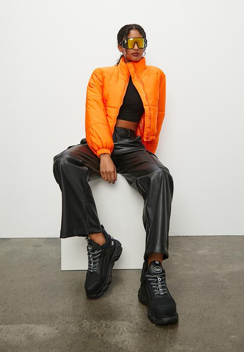 Blake - Cropped puffer - orange