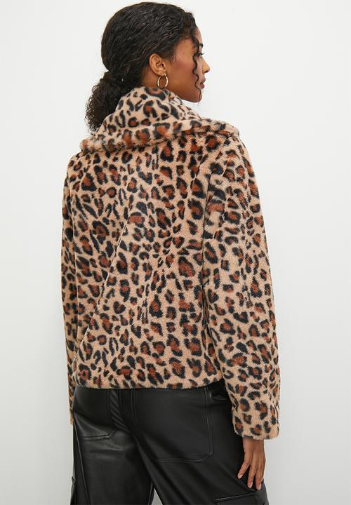 Blake - Faux fur jacket - animal print