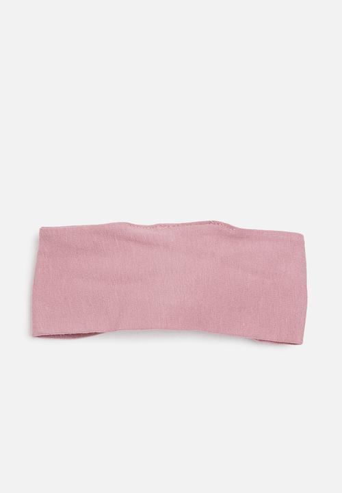 Cotton On - The tie headband - dusty berry