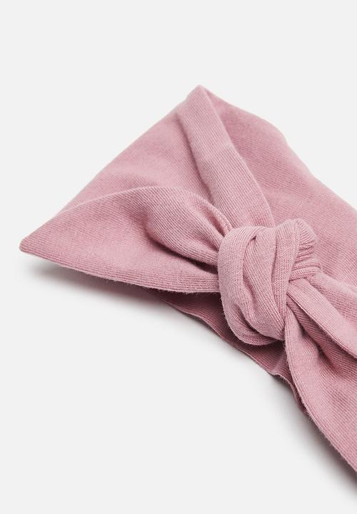Cotton On - The tie headband - dusty berry