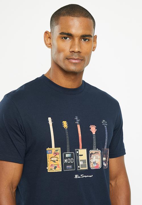 Ben Sherman - Misfit guitars tee-shirt - navy