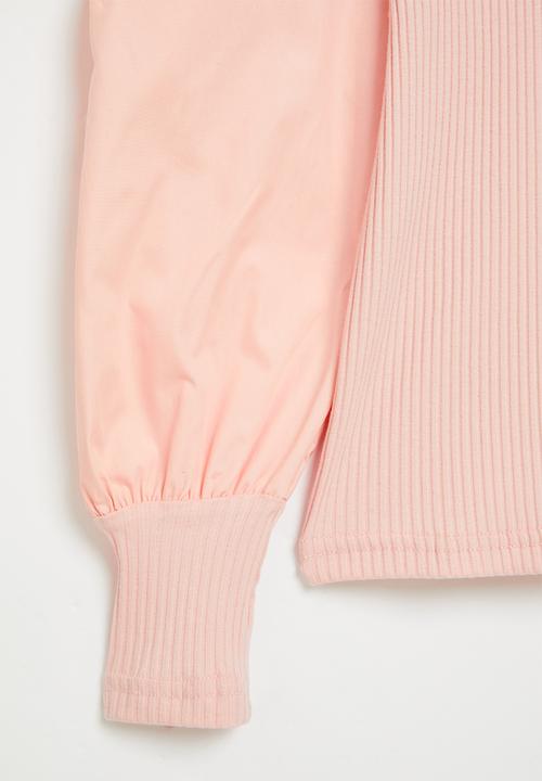 Pop Candy - Girls puff sleeve top - pink