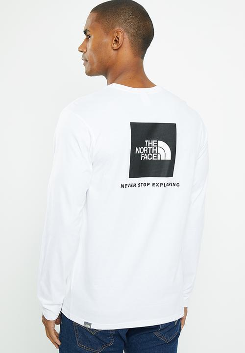 The North Face - L/s red box tee - eu - tnf white 