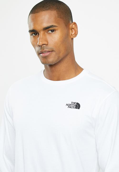 The North Face - L/s red box tee - eu - tnf white 