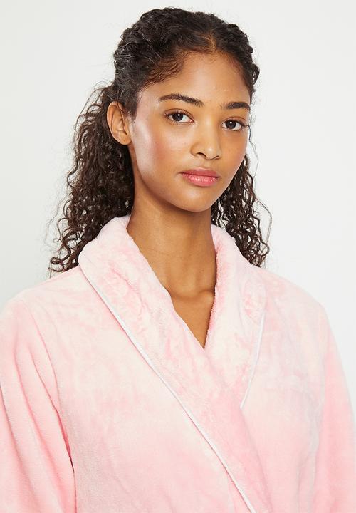 dailyfriday - Pipe faux mink gown - light pink