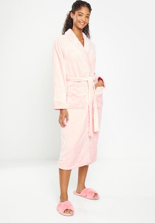 dailyfriday - Pipe faux mink gown - light pink