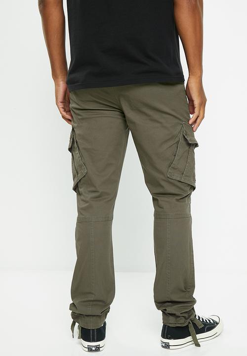 Aca Joe - Mens aca joe cargo  pants - fatigue