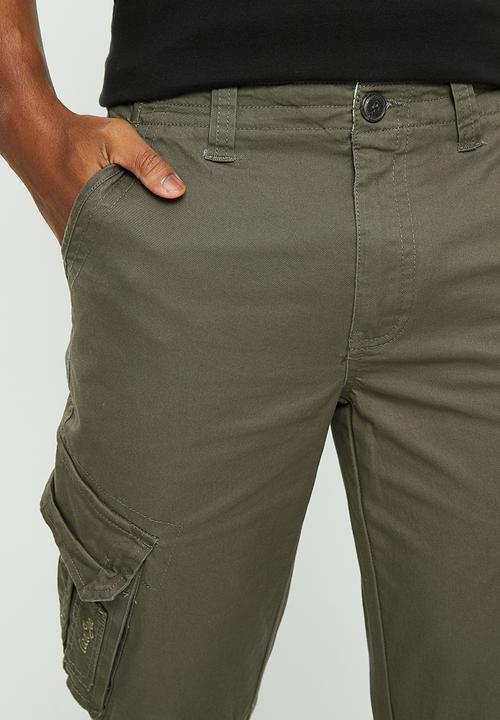 Aca Joe - Mens aca joe cargo  pants - fatigue