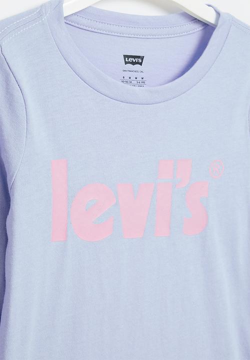 Levi’s® - Lvg long sleeve poster logo top - brunnera blue