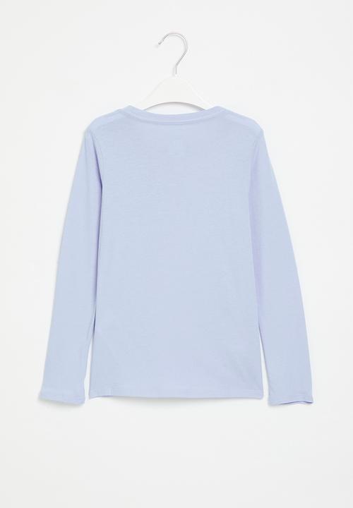 Levi’s® - Lvg long sleeve poster logo top - brunnera blue