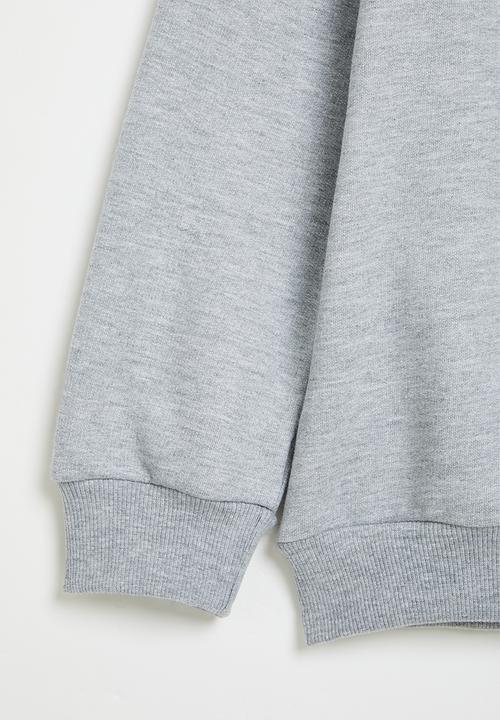 Superbalist - Boys graphic sweat top - grey melange