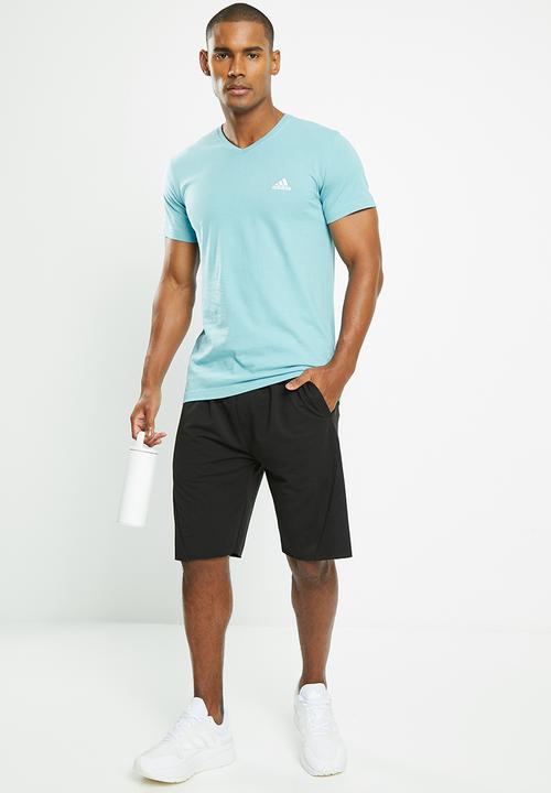 adidas Performance - V-neck tee - preloved blue
