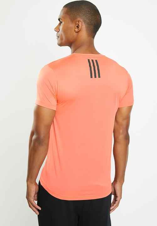 adidas Performance - M tr-es comf tee - coral fusion & black