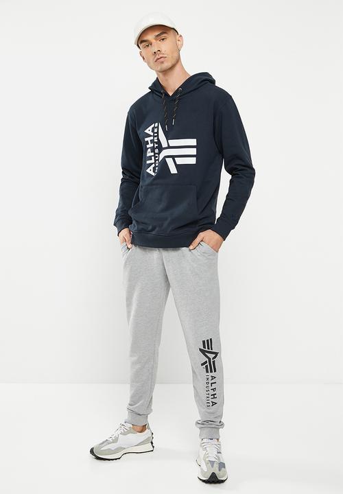 Alpha Industries - A.i logo print jogger - grey melange
