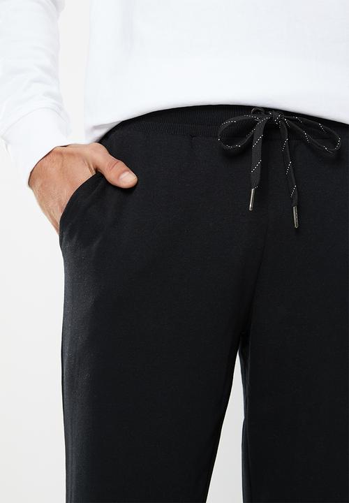 Alpha Industries - A.i logo print jogger - black