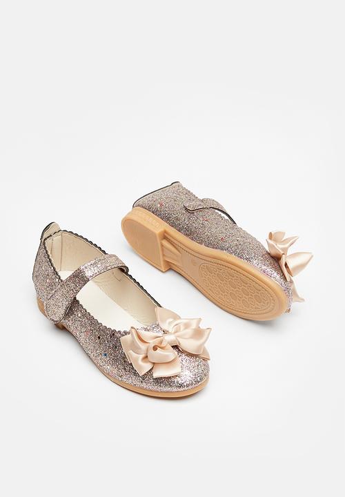 Pop Candy - Girls glitter pump - gold
