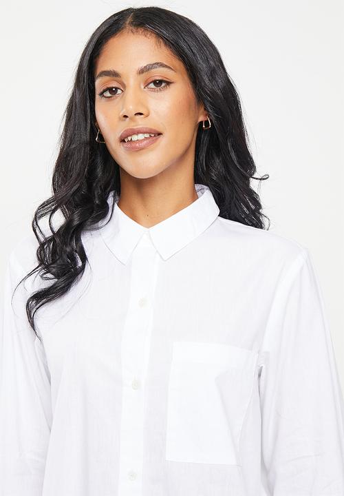 H&M - Cotton shirt - white