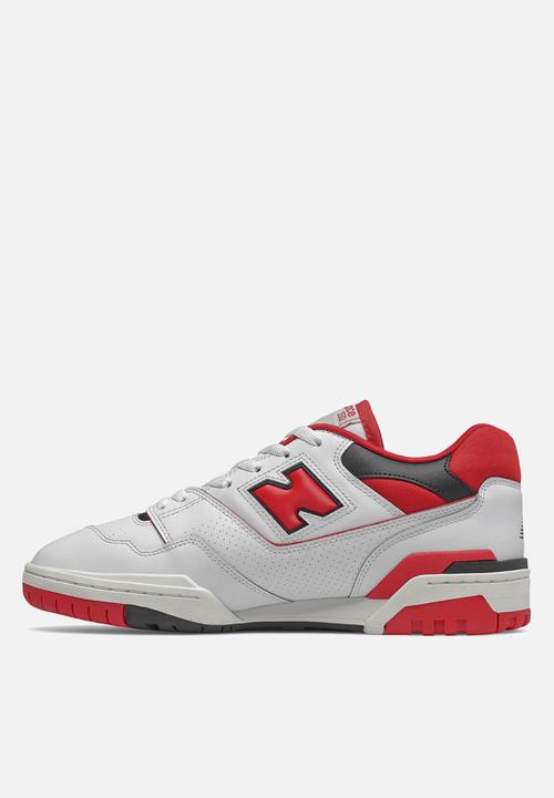 New Balance  - 550 - courtside - white/ team red