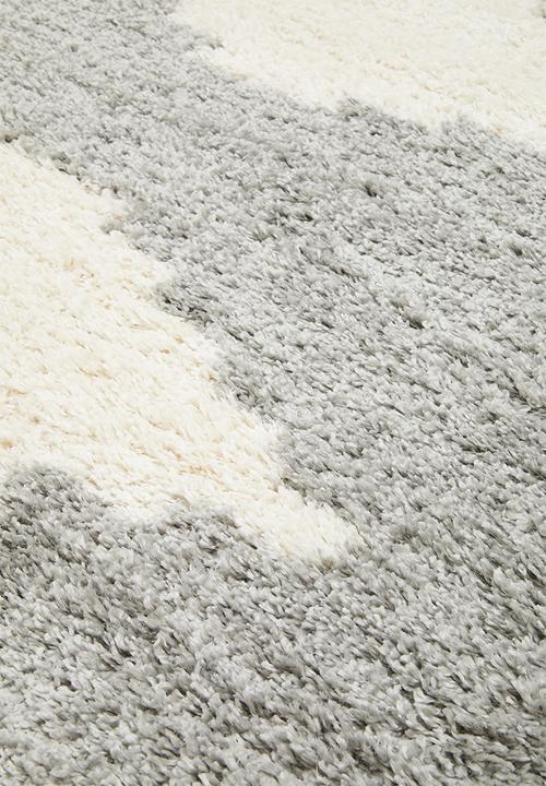 Fotakis - Trio triangle gipsy shaggy rug - grey