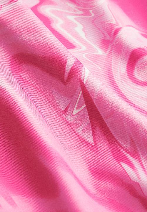 H&M - Long-sleeved jersey top - light pink/tie-dye