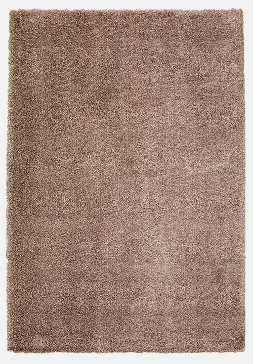 Fotakis - Plain gipsy shaggy rug -  brown