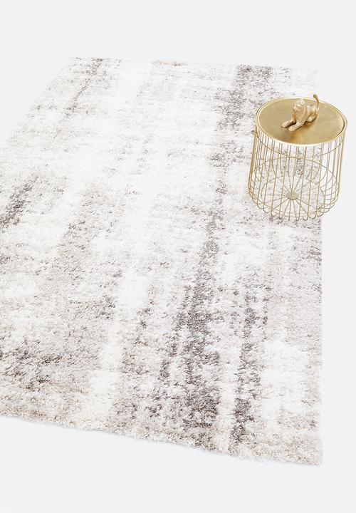 Fotakis - Abstract gipsy shaggy rug - grey
