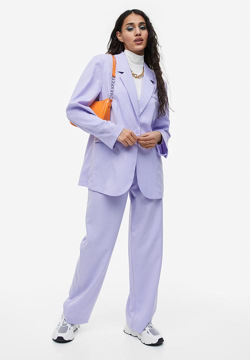 H&M - Single-breasted blazer - light purple