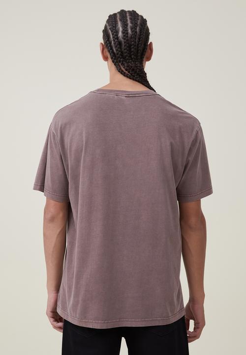 Cotton On - Basquiat loose fit t-shirt - lcn bsq woodchip & dinosaur