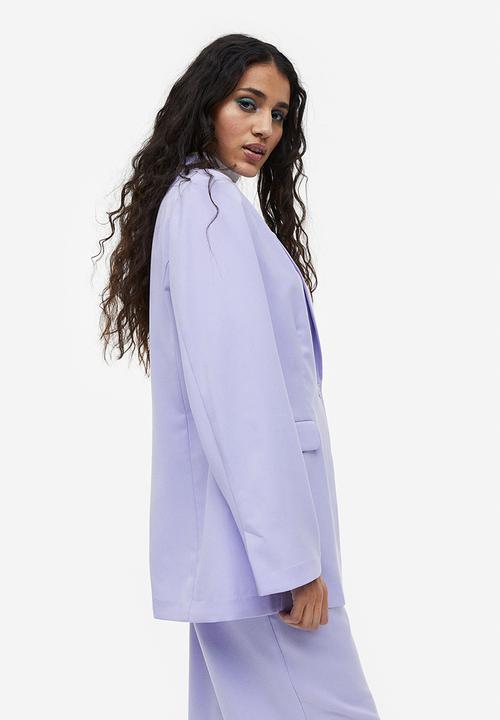 H&M - Single-breasted blazer - light purple