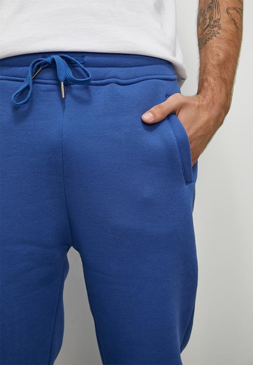 Superbalist - Fashion rubber print sweat pant - cobalt