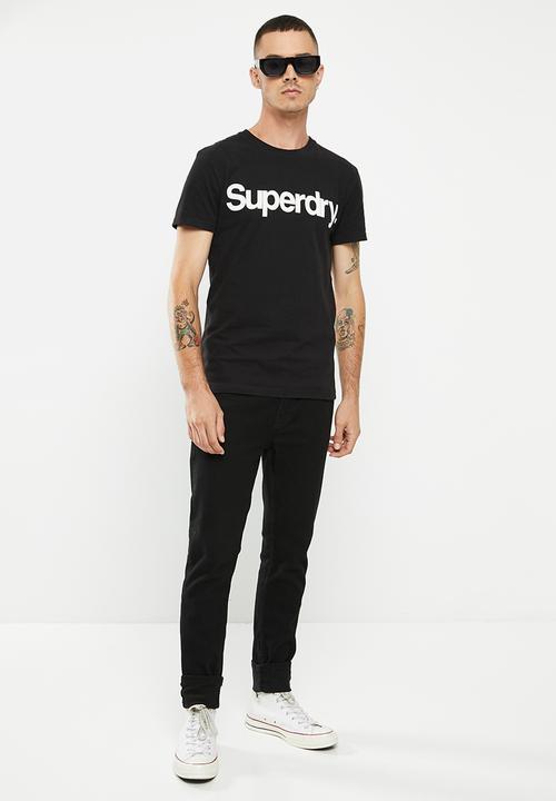 Superdry. - Cl tee - black