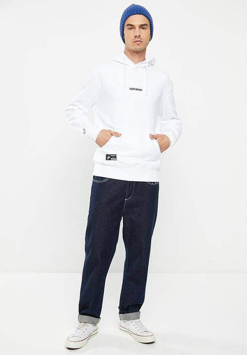 Superdry. - Code micro logo hood - optic