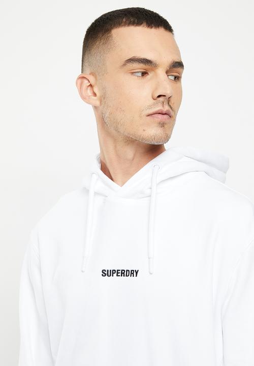 Superdry. - Code micro logo hood - optic