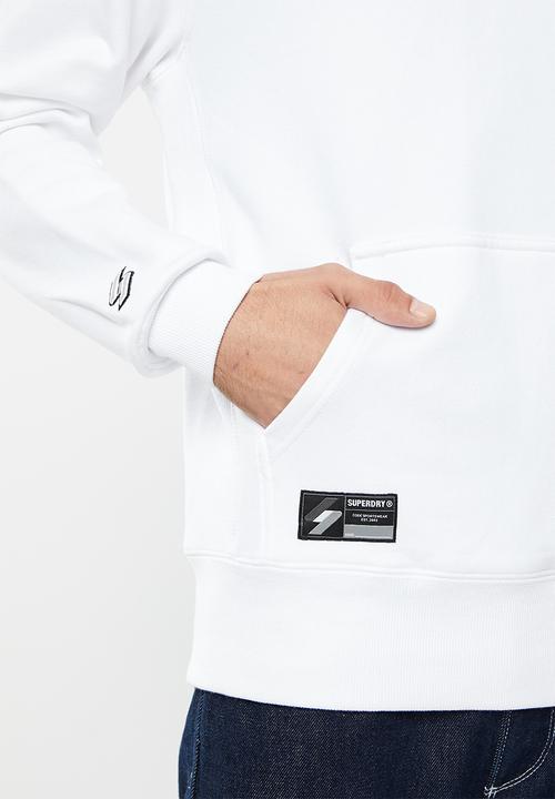 Superdry. - Code micro logo hood - optic