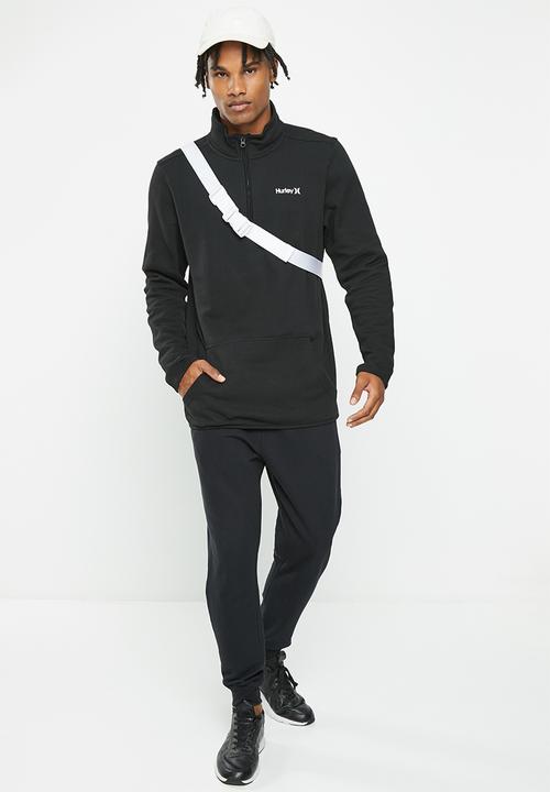 Hurley - One & only track fleece - black