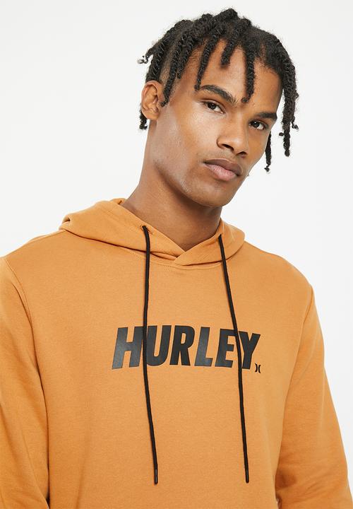 Hurley - Fastlane pullover fleece - buttersotch/black 