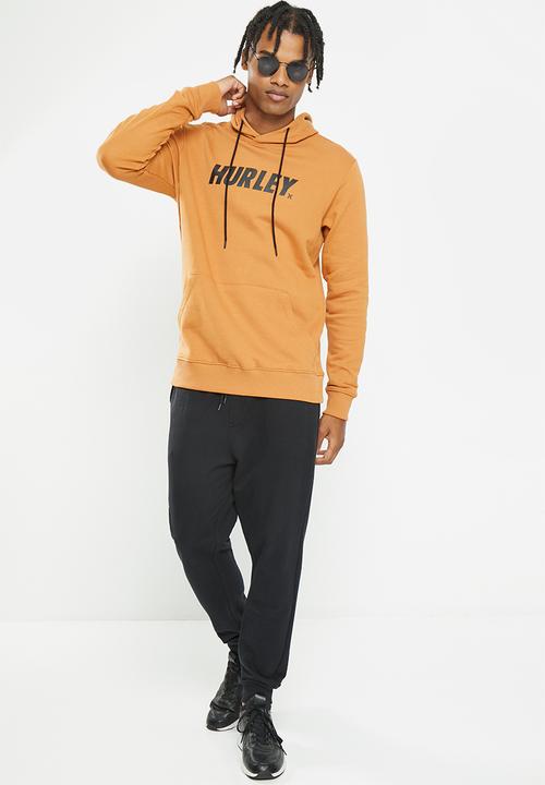 Hurley - Fastlane pullover fleece - buttersotch/black 