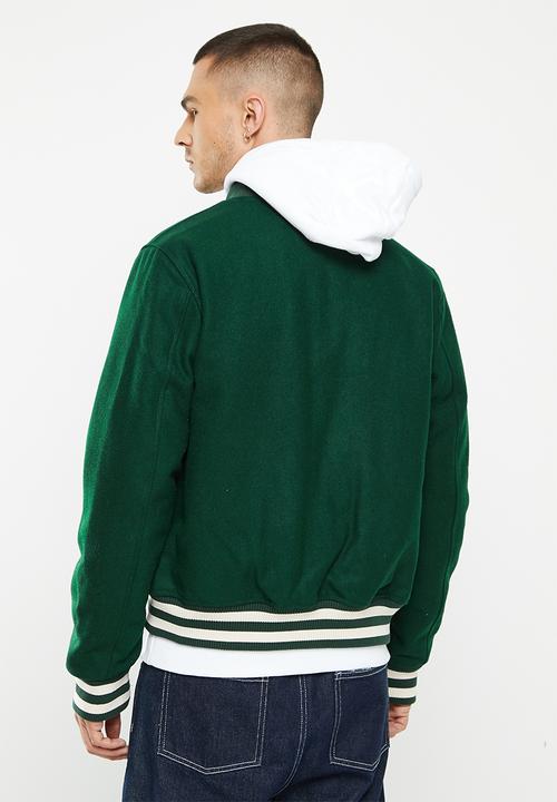 Superdry. - College varsity bomber - enamel green
