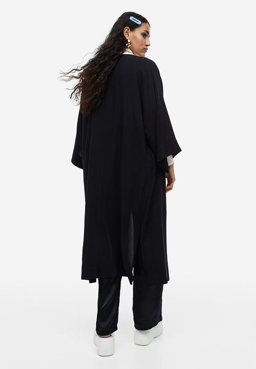 H&M - Oversized kaftan - black