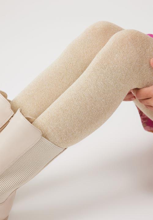 Cotton On - Solid tights - new gold shimmer