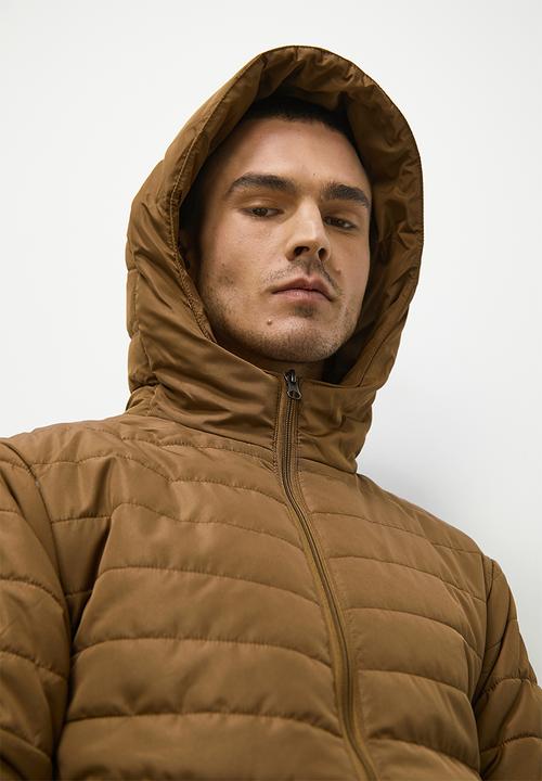 Superbalist - Hobbs lightweight hooded puffer jacket - taupe