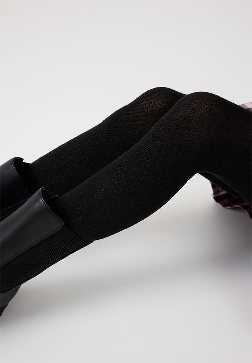Cotton On - Solid tights - true black shimmer