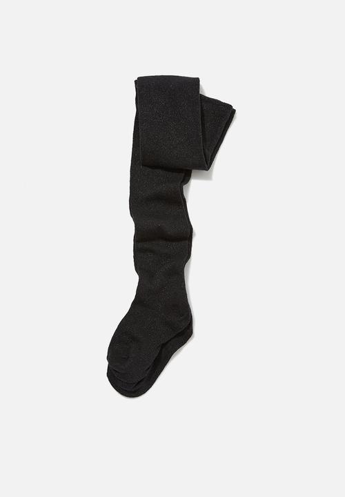 Cotton On - Solid tights - true black shimmer