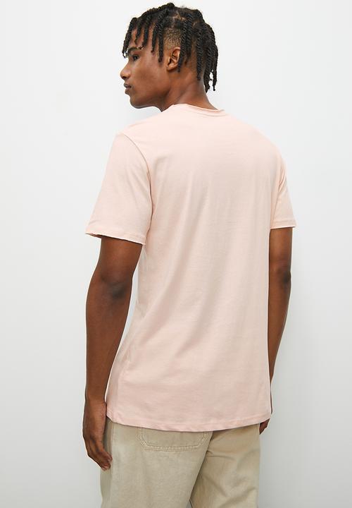 STYLE REPUBLIC - Jovi raw edge v neck tee - dusty pink