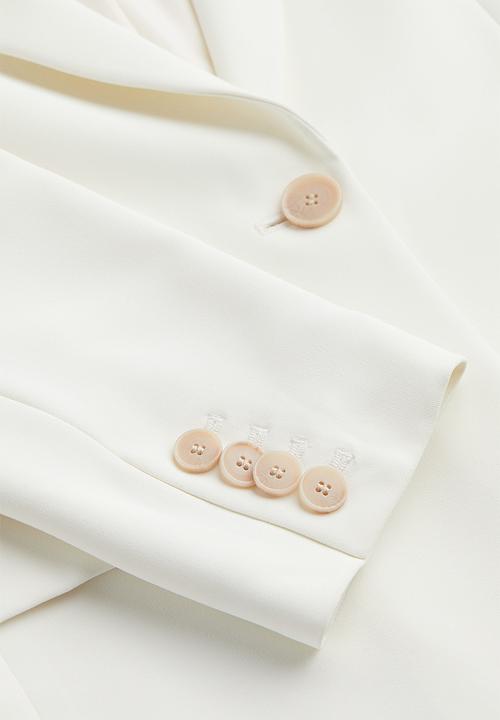 H&M - Single-breasted jacket - white