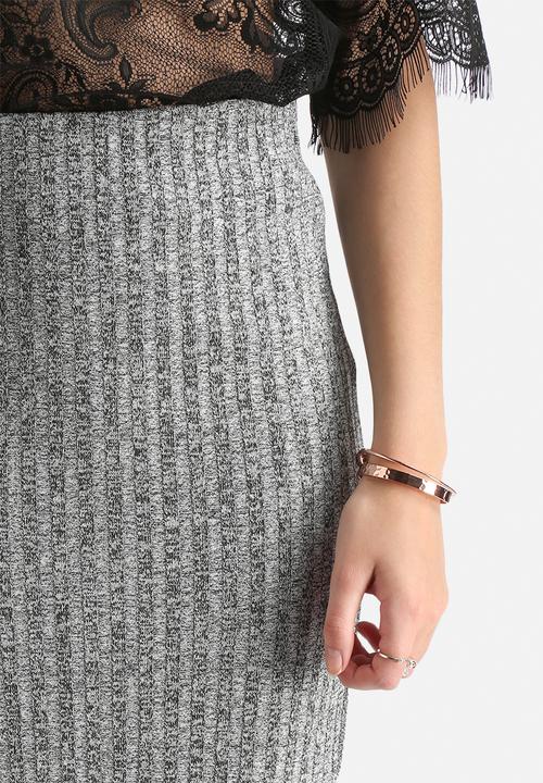 VILA - Nolas Ribbed Skirt