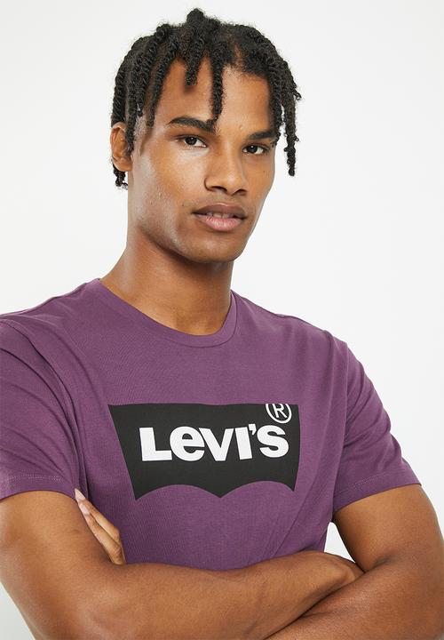 Levi’s® - Graphic crewneck tee bw color extension - purple