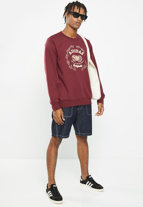 adidas Originals - Hta crew m - shadow red
