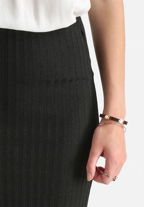 VILA - Nolas Ribbed Skirt
